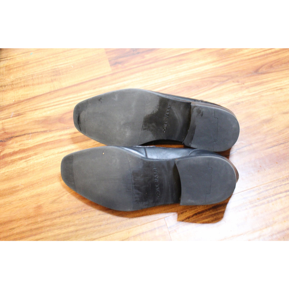 Cole Haan Black Leather Slip On Shoes Size 9